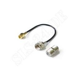 Antennenadapter F-Buchse / F-Stecker - SMA Stecker DVB-T Adapter