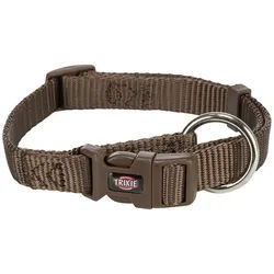 TRIXIE Hunde-Halsband Premium Halsband haselnuss Größe: S Maße: 25-40 cm / Breite: 15 mm