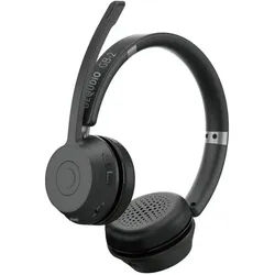 GEQUDIO GB-2 Bluetooth Wireless-Headset (Wireless Kopfhörer mit Mikrofon / Geräuschunterdrückung / Standby 500h) schwarz