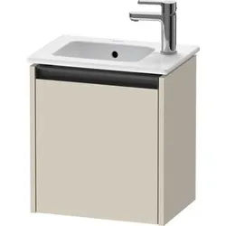 Duravit Ketho.2 Waschtischunterbau wandhängend Taupe Supermatt 410x292x440 mm - K25060L83830000 K25060L83830000
