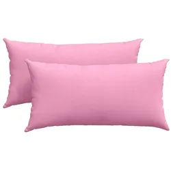 vidaXL Sitzauflage Sofakissen 2 pcs Rosa 80 x 40 cm Stoff, (2 St) rosa