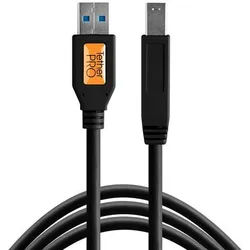 Tether Tools TetherPro SuperSpeed USB-Datenkabel für USB 3.0 Typ A an USB 3.0 Typ B - 4,6 Meter Länge