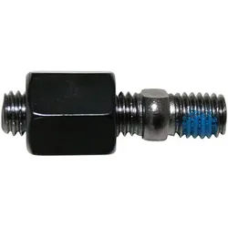 HIGHSIDER Spiegeladapter M8 auf M8, schwarz, schwarz