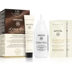 Apivita My Color Elixir Haarfarbe ohne Ammoniak Farbton 7.35 Blonde Gold Mahogany 1 St.