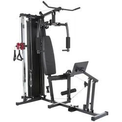 Xxxl Kraftstation , Schwarz , Metall , Freizeit & Co, Sport & Fitness, Krafttraining