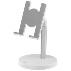 Desk phone and tablet holder white