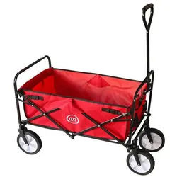 Ambia Garden Bollerwagen , Rot , Textil , 54x62x103 cm , Freizeit & Co, Gartenspielzeug, Bollerwagen