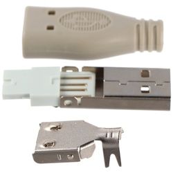 Goobay USB A-Stecker - zum selber löten - ein Stück