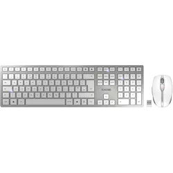 Cherry DW 9100 Slim weiß/silber, USB, UK
