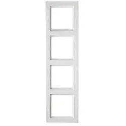 Berker 10146099 Rahmen 4-fach, Q.3, polarweiß samt
