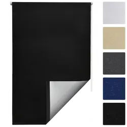 Sol Royal Thermorollo SolReflect T24 70x220cm Schwarz , Kunststoff , 70x220 cm , Heimtextilien, Vorhänge, Rollos