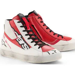 Alpinestars Stated Flair, Schuhe - Weiß/Hellrot - 13 US