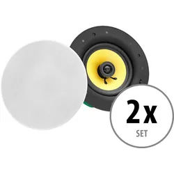 Pronomic CLS-660 WH 2-Wege High-End Gewebe Einbaulautsprecher 240 Watt 2x Set