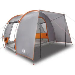 vidaXL Buszelt Autozelt 2 Personen Grau und Orange Wasserfest, (1 tlg) grau