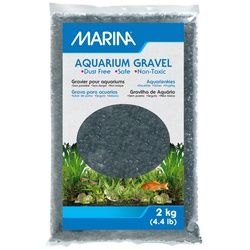 Marina Aquarien-Substrat Aquarienkies Gravel Black 2 kg