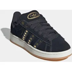 Sneaker ADIDAS ORIGINALS "CAMPUS 00S", Damen, Gr. 40, schwarz (core schwarz, carbon, gold metallic), Leder, Schuhe Sneaker