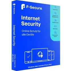 F-Secure Internet Security 2025 | 10 Geräte / 1 Jahr | Sofortdownload + Produktschlüssel