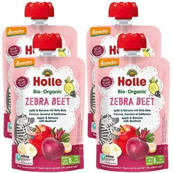 Holle Zebra Beet – Apfel & Banane mit Rote Bete