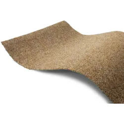Primaflor-Ideen in Textil Kunstrasen GREEN, Gesamthöhe 7,5 mm, Made in Netherlands, rechteckig, Rasenteppich, beige, mit Drainage-Noppen beige 200 cm x 850 cm