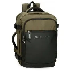 Pepe Jeans Unisex. 7122533 Jarvis dunkelgrüner Reiserucksack mit Computerfach (OSFA), Lässig, Polyester