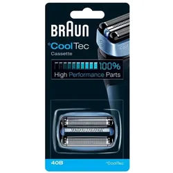 Braun - Ersatzscherkopf 'CoolTec 40B' in Blau Sonstige 1 St schwarz Männer