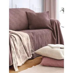 La housse coussin env. 50x50cm Hagemann rosé