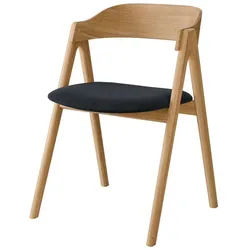 Hammel Furniture Stuhl Mette by Hammel (1 St), Massivholz, gepolsterte Sitzfläche, versch. Farbvarianten grau