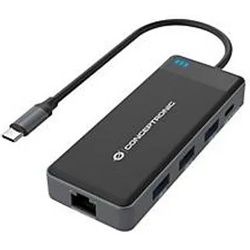 Conceptronic - Dockingstation - USB-C - 2 x HDMI - GigE