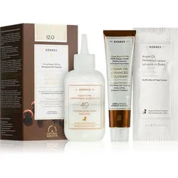 Korres Argan Oil Permanent-Haarfarbe mit Arganöl Farbton 12.0 Special Blonde 50 ml