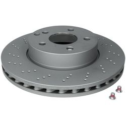 Bremsscheibe ATE 24.0128-0100.1 vorne, belüftet, hochkarbonisiert, 1 Stück