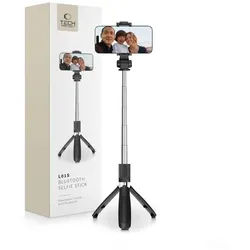 L01S Bluetooth Selfie Stick with Tripod up to 70cm - Black