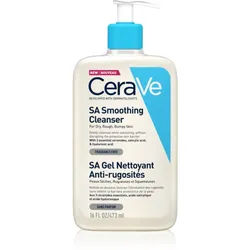 CeraVe Cleansers SA Smoothing Cleanser Reinigungsgel für zarte Haut für trockene Haut 473 ml