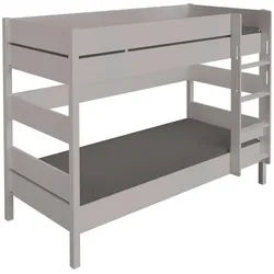 Paidi Etagenbett , Grau , Holzwerkstoff , 90x200 cm , Blauer Engel, Goldenes M , Babymöbel & Kindermöbel, Kinderzimmer & Jugendzimmer, Stockbetten
