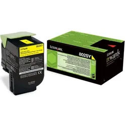 Lexmark 80C2SY0 (802SY) - Gelb - Toner