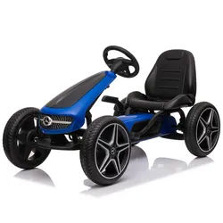 BoGi Tretfahrzeug Fahrerlebnis im Mercedes-Design – Das Gokart für Kinder blau