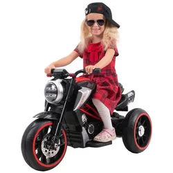 Actionbikes Motors Elektro-Kindermotorrad BAH1988 Cruiserbike - Elektro Motorrad ab 3 Jahre - Bremsautomatik, Belastbarkeit 25,00 kg, (1-tlg), Kinder Elektro Roller Fahrzeug Spielzeug Bike Dreirad schwarz