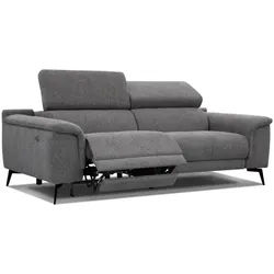 RELAXSOFA FIERO 3-Sitzer mit 1 Relaxfunktion, dunkelgrau