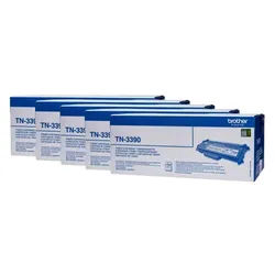 Brother TN-3390 Toner Ctg Black 12K Pack Of 5