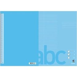 Bantex, Heft + Block, Schreibheft bantex, a4, 32 Zeilen (8,5 mm), hellblau, 10 Stück.