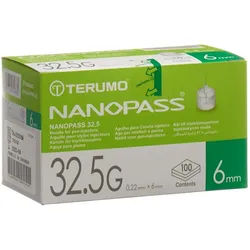 Terumo® Nanopass Pen-Nadel 32.5G 0,22x6mm