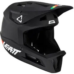 Leatt Fahrradhelm Leatt MTB Gravity 1.0 Integralhelm Größe M Schwarz - Downhill-Schutz m