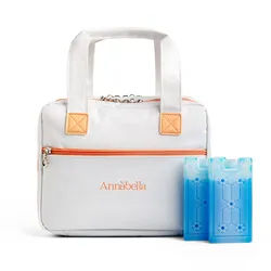 Annabella Tasche für Doppel Milchpumpe - Isoliertasche Babyflasche & Milchpumpen zur Muttermilch 1 St