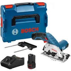 Bosch Akku-Kreissäge GKS 12V-26 mit 2 x 3,0 Ah Li-Ion Akku L-BOXX
