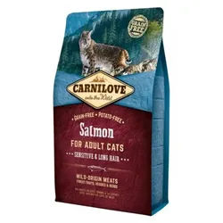 CARNILOVE Katze Lachs Sensitive & Langes Haar 2kg