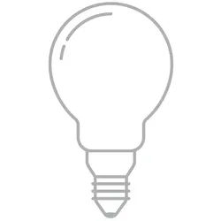 LED-Tropfenlampe NPS mehrfarbig, 8 cm