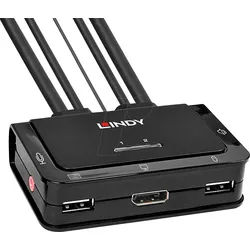 LINDY 42344 - 2-Port KVM Switch, DisplayPort