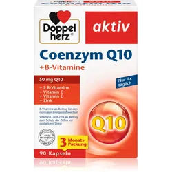 Doppelherz Coenzym Q10 + B-Vitamine Kapseln zur Unterstützung des Energiestoffwechsels 78 g