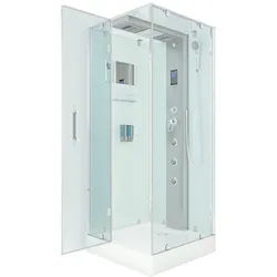 AcquaVapore Dampfdusche Duschtempel Sauna Dusche Duschkabine D38-20L2 100x100 cm ohne 2K Scheiben Versiegelung