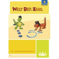 Schulbuch Welt der Zahl - I-Materialien Ausgabe 2012 Erstes Rechnen bis 6 (A3) Heike Bartels, Kurt Hönisch, Christiane Krebsbach, Thomas Rottmann, Martina Sandmann weiß