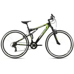KS Cycling Mountainbike , Grün, Schwarz , Metall , 180x70 cm , Freizeit & Co, Sport & Fitness, Fahrräder, Mountainbikes